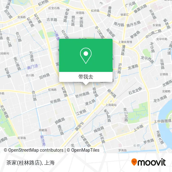茶家(桂林路店)地图
