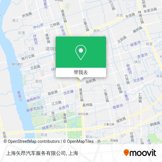 上海矢昂汽车服务有限公司地图