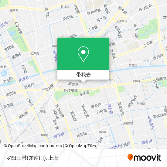 罗阳三村(东南门)地图