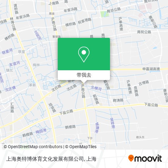 上海奥特博体育文化发展有限公司地图