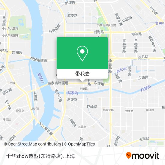 千丝show造型(东靖路店)地图