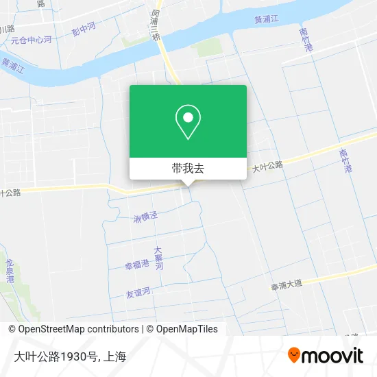 大叶公路1930号地图