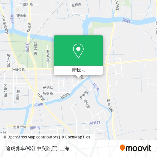 途虎养车(松江中兴路店)地图