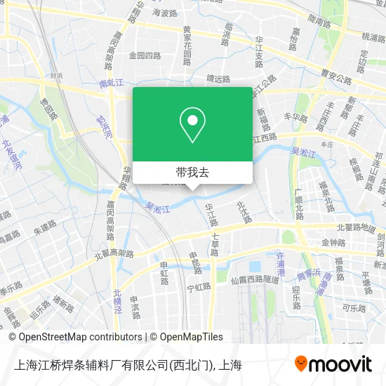 上海江桥焊条辅料厂有限公司(西北门)地图