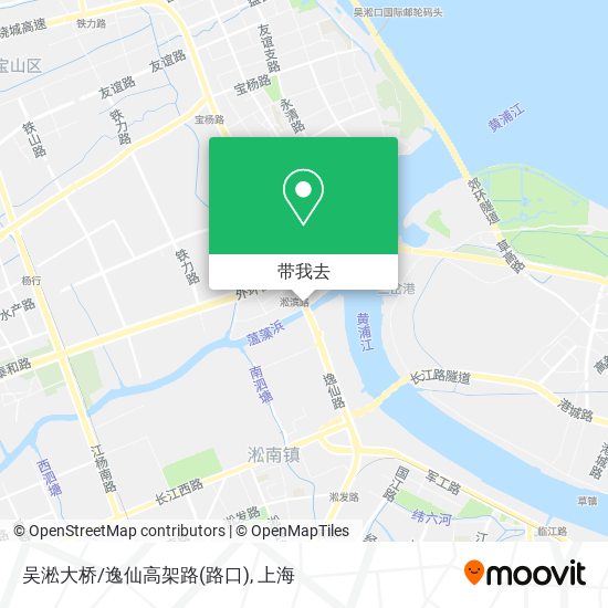 吴淞大桥/逸仙高架路(路口)地图