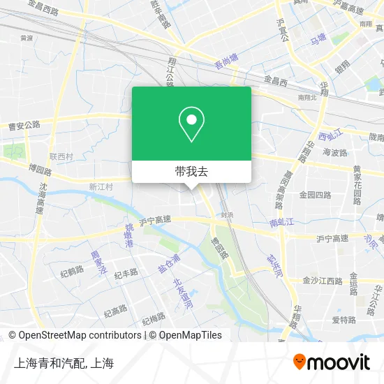 上海青和汽配地图