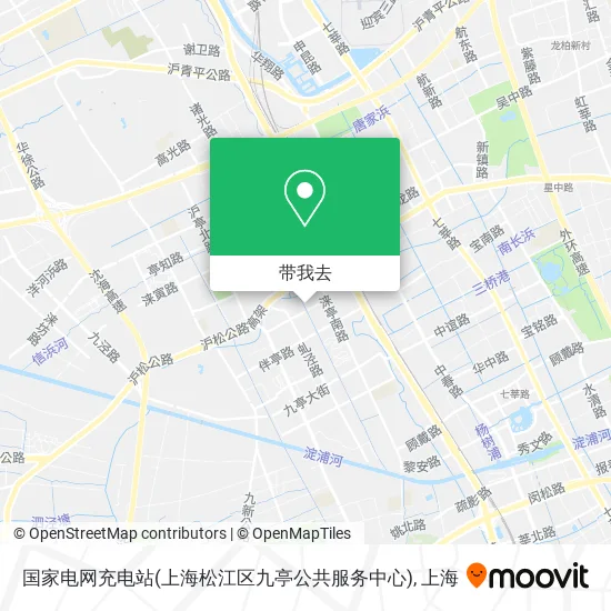 国家电网充电站(上海松江区九亭公共服务中心)地图