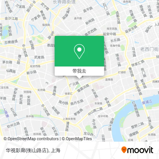 华视影廊(衡山路店)地图
