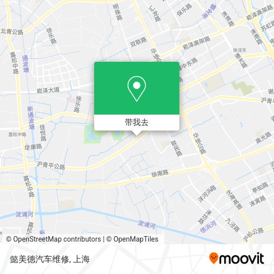 懿美德汽车维修地图