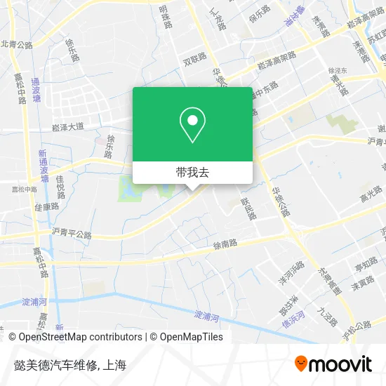 懿美德汽车维修地图