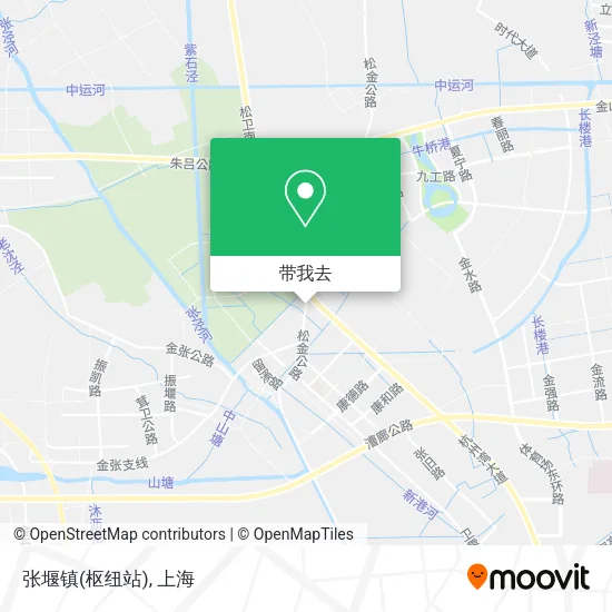 张堰镇(枢纽站)地图