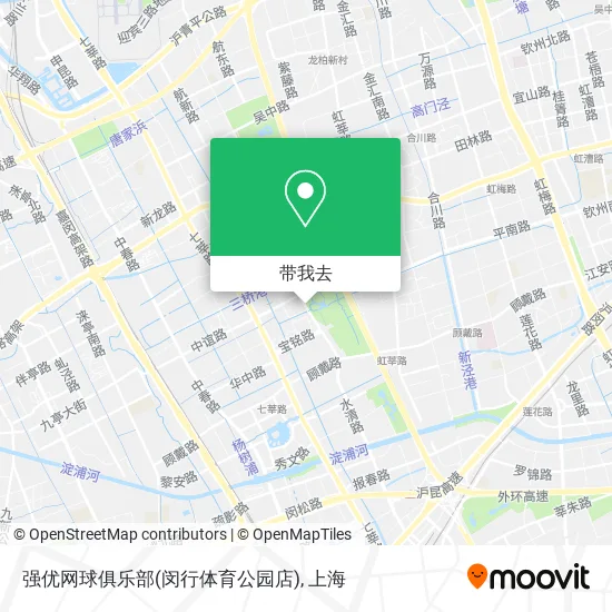 强优网球俱乐部(闵行体育公园店)地图