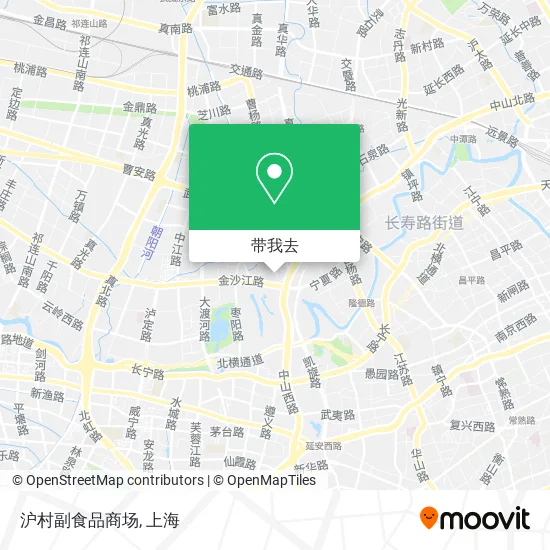 沪村副食品商场地图