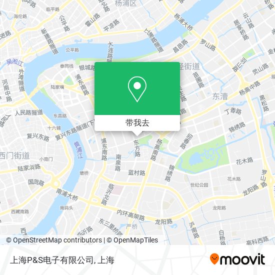 上海P&S电子有限公司地图