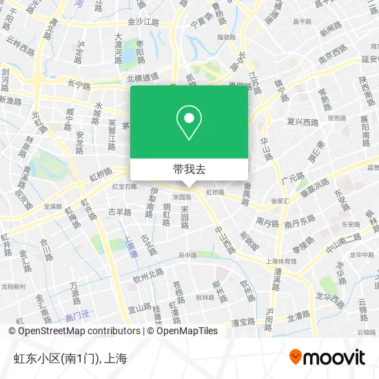 虹东小区(南1门)地图