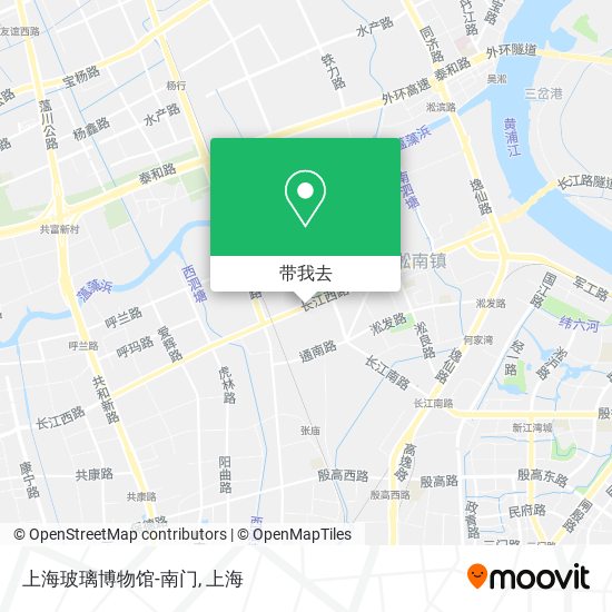 上海玻璃博物馆-南门地图