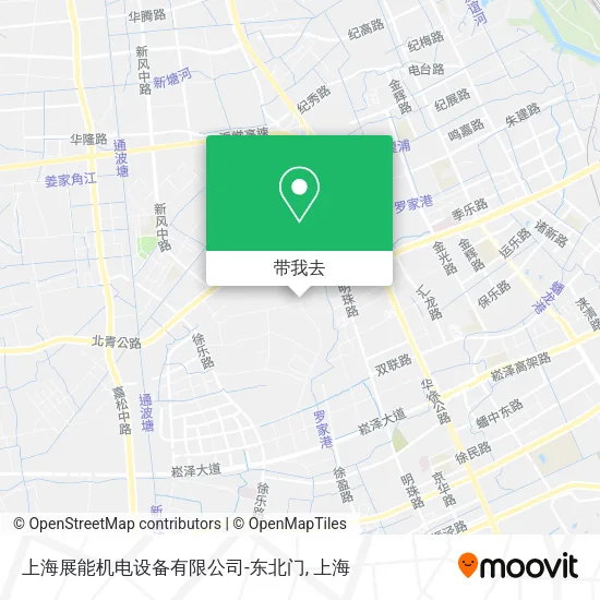 上海展能机电设备有限公司-东北门地图