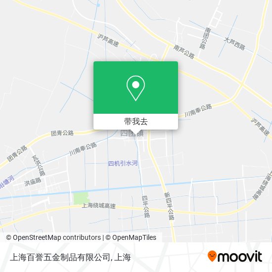 上海百誉五金制品有限公司地图