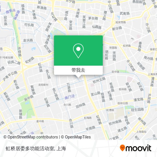 虹桥居委多功能活动室地图