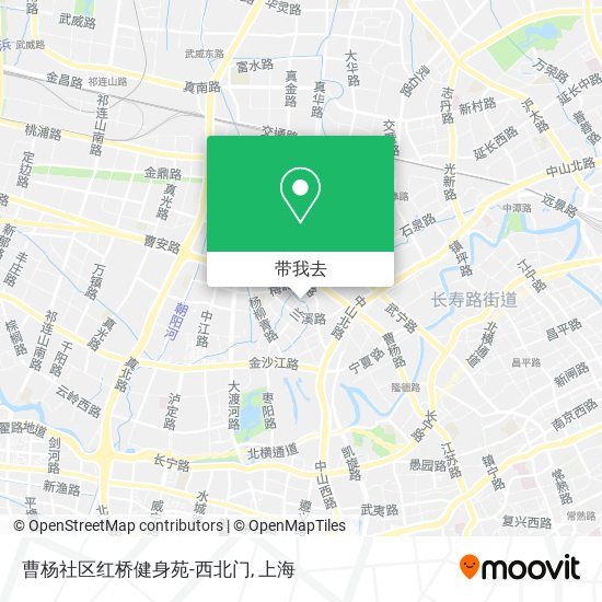 曹杨社区红桥健身苑-西北门地图