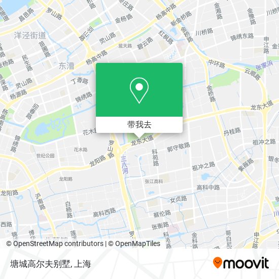 塘城高尔夫别墅地图