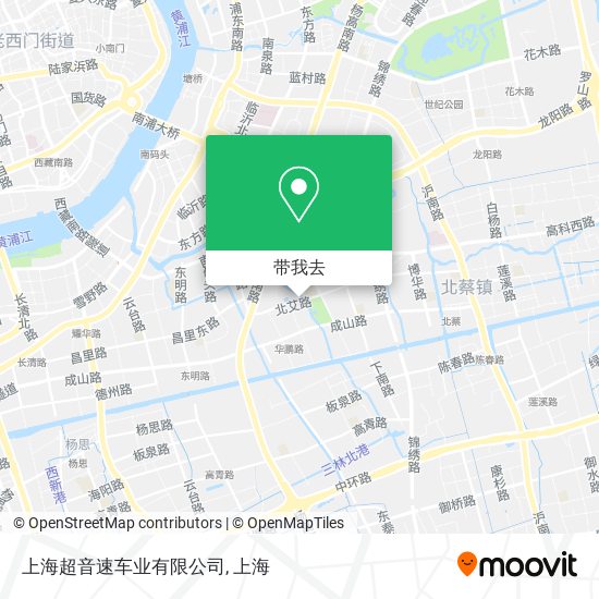 上海超音速车业有限公司地图