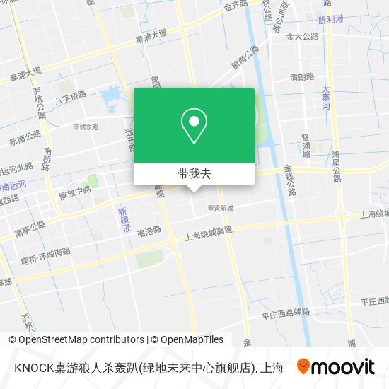 KNOCK桌游狼人杀轰趴(绿地未来中心旗舰店)地图