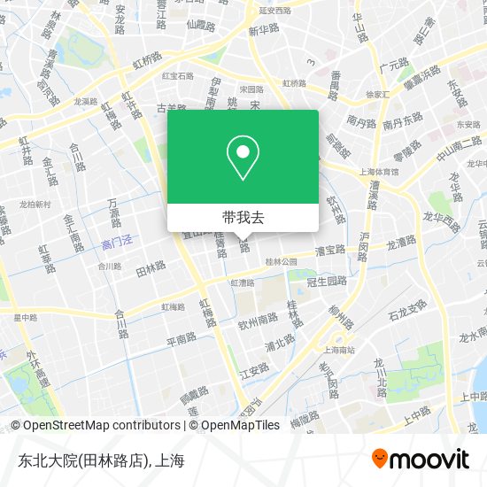 东北大院(田林路店)地图