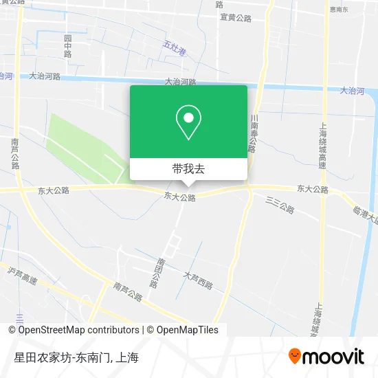 星田农家坊-东南门地图