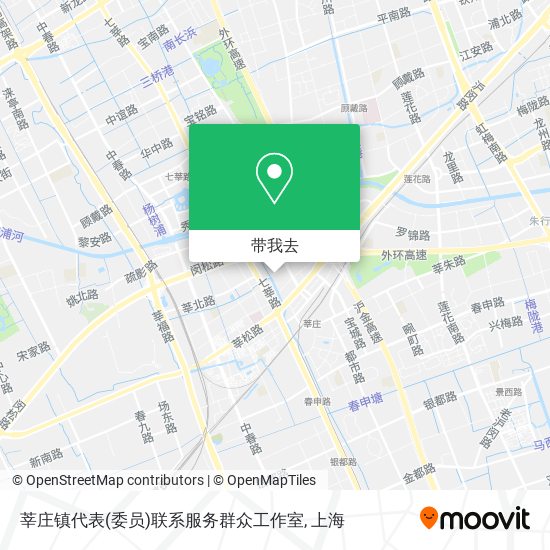 莘庄镇代表(委员)联系服务群众工作室地图
