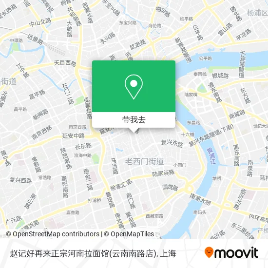 赵记好再来正宗河南拉面馆(云南南路店)地图
