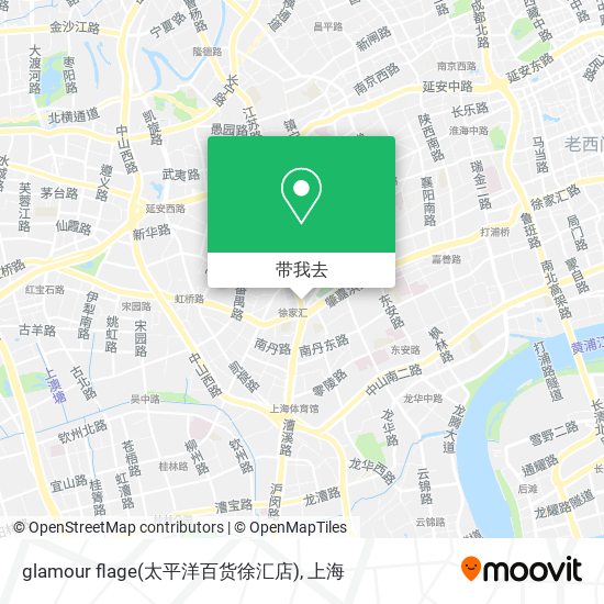 glamour flage(太平洋百货徐汇店)地图