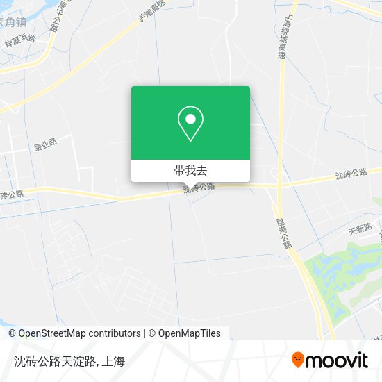 沈砖公路天淀路地图