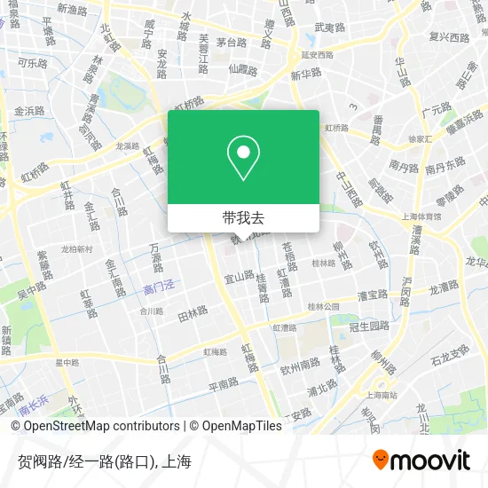 贺阀路/经一路(路口)地图