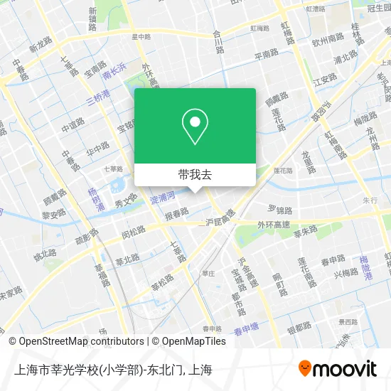 上海市莘光学校(小学部)-东北门地图
