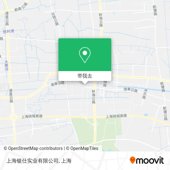 上海银仕实业有限公司地图