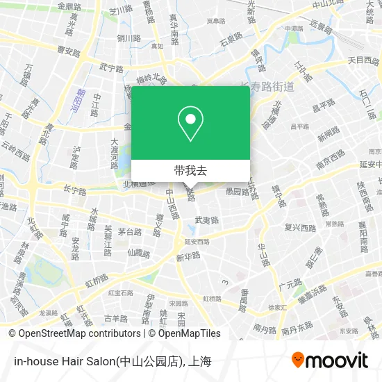 in-house Hair Salon(中山公园店)地图