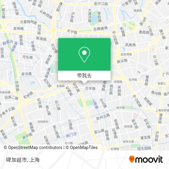 啤加超市地图