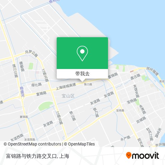 富锦路与铁力路交叉口地图