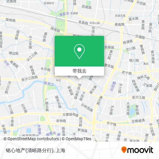 铭心地产(清峪路分行)地图