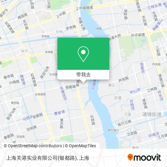 上海关港实业有限公司(银都路)地图