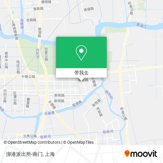 泖港派出所-南门地图