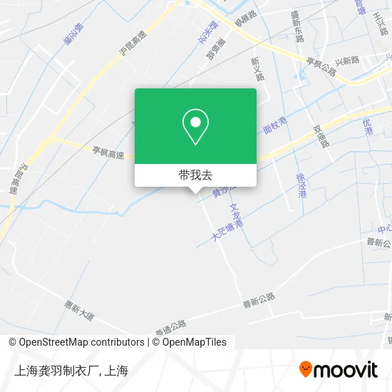 上海龚羽制衣厂地图
