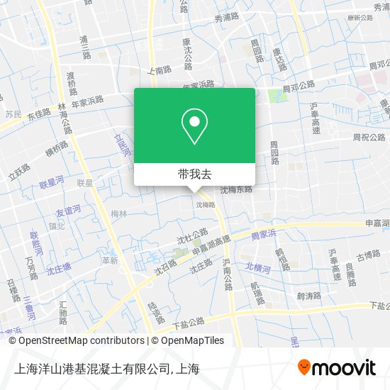 上海洋山港基混凝土有限公司地图