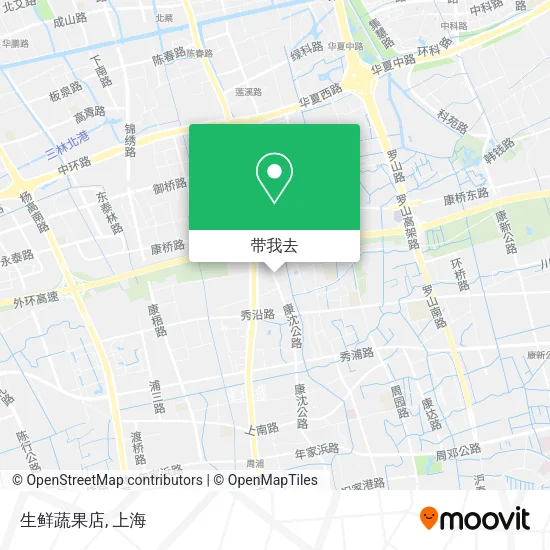 生鲜蔬果店地图