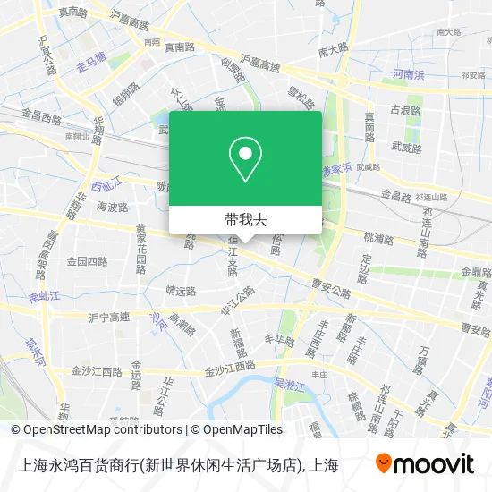 上海永鸿百货商行(新世界休闲生活广场店)地图