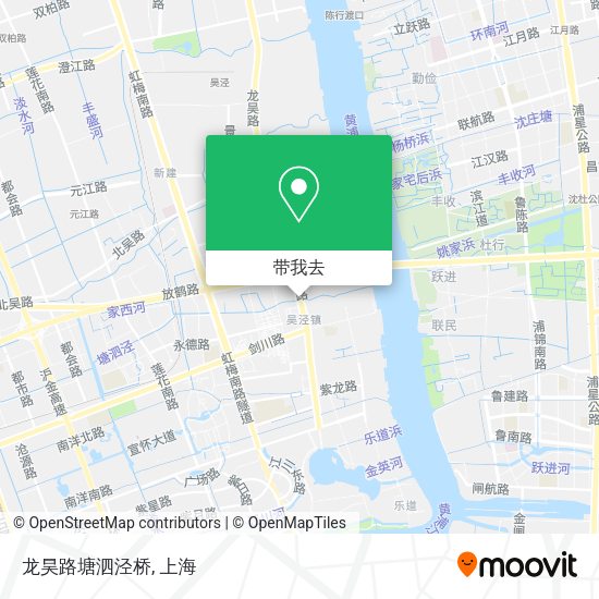 龙昊路塘泗泾桥地图