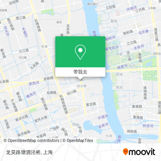 龙昊路塘泗泾桥地图