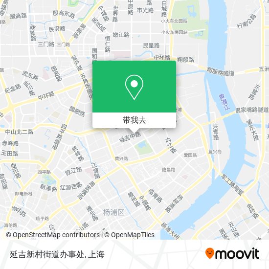 延吉新村街道办事处地图