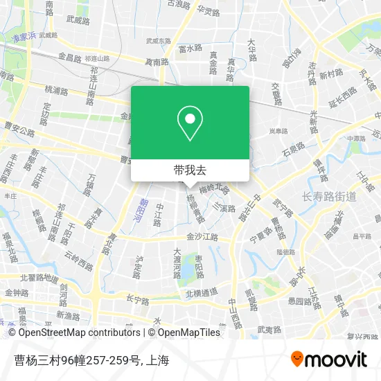 曹杨三村96幢257-259号地图